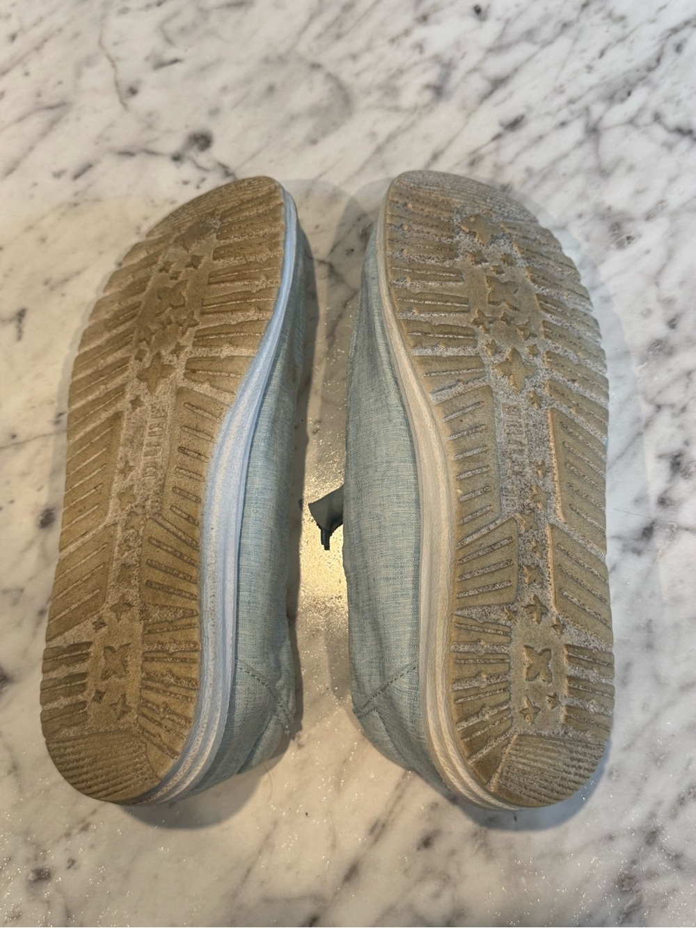 Hey Dude Wendy Light Blue Slip-On Loafers - Picture 5 of 8